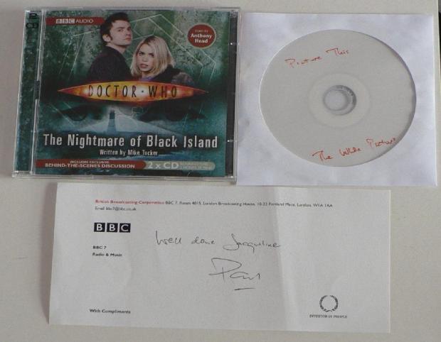 Doctor Who CD, Chain Gang Picture This CD, BBC compliments slip
