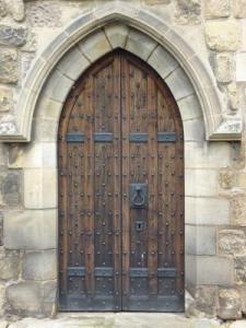 Door at Hexham Abbey